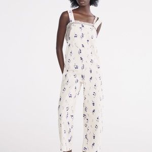 Zara Floral Overalls